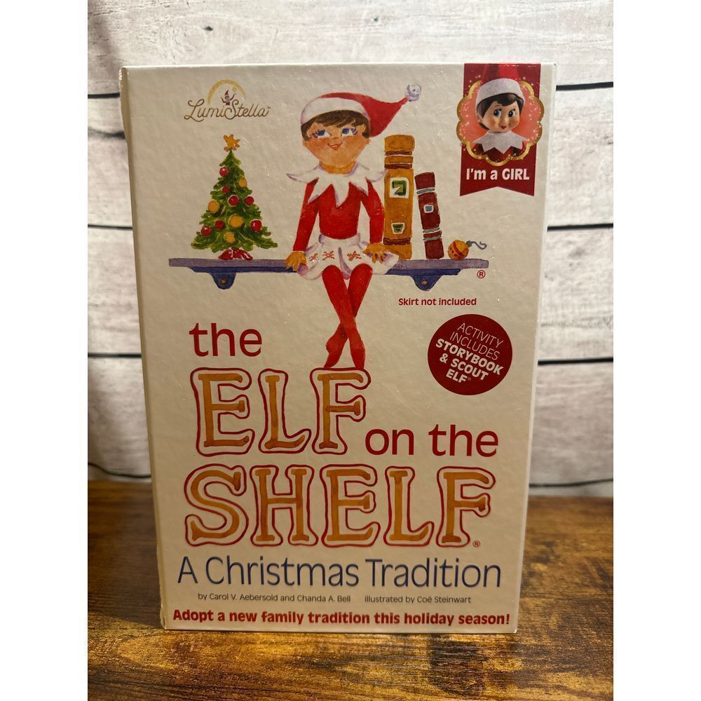 LumiStella Christmas Elf on the Shelf Girl‎ Gift Set